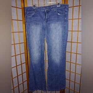 Size 17 Arizona Jean Co Denim Blue Jeans Plus Juniors